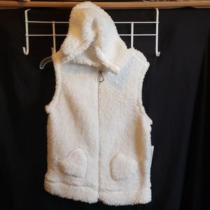 Faux wool vest
